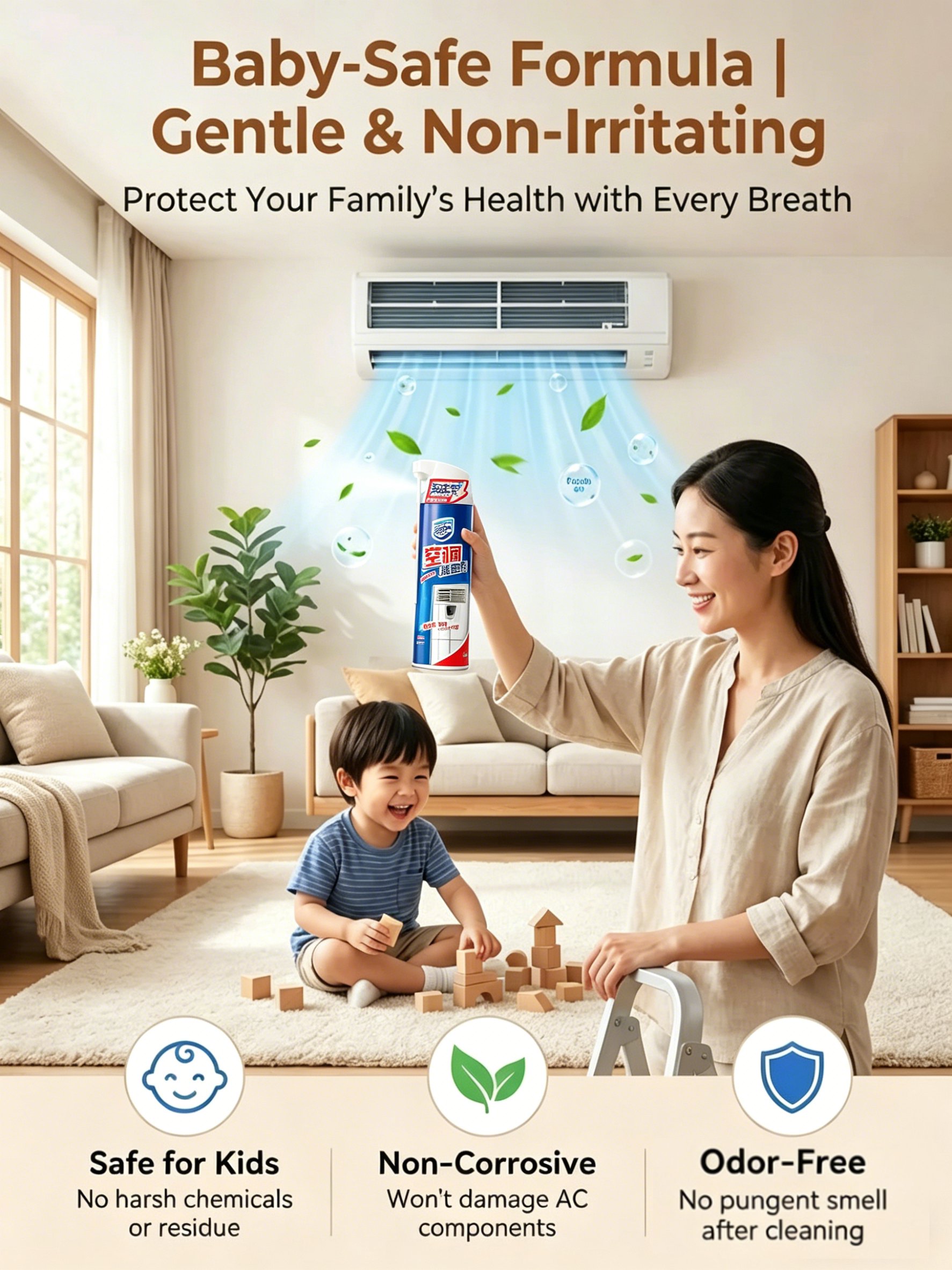 One-Spray Clean Fan & AC Cleaner
