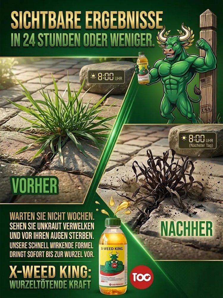 【BVL & TÜV Getestet】Hohenheim Premium Bio-Unkrautvernichter✨3 Jahre dauerhaft unkrautfrei