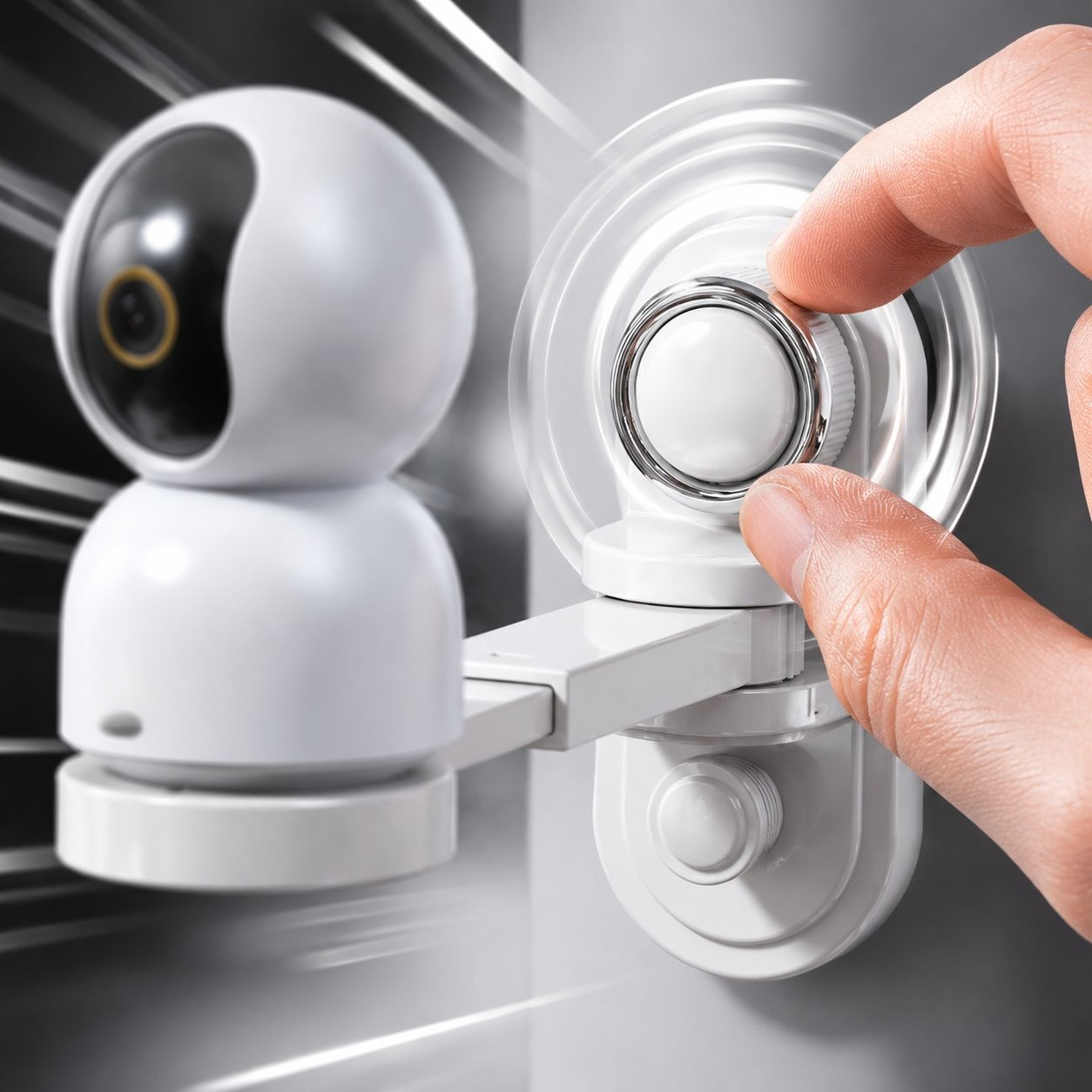 Easy-installation indoor security camera bracket