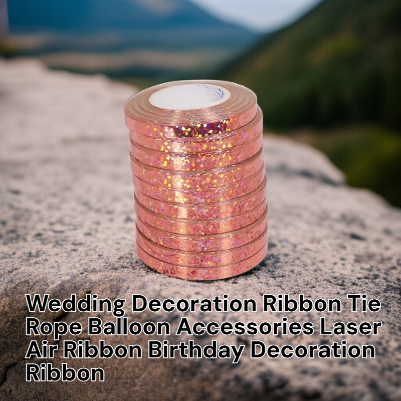  Cinta decorativa láser para globos y bodas