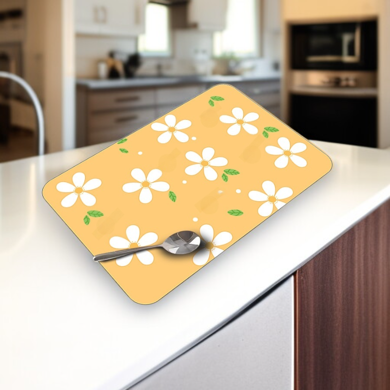 田園風檯面吸水墊