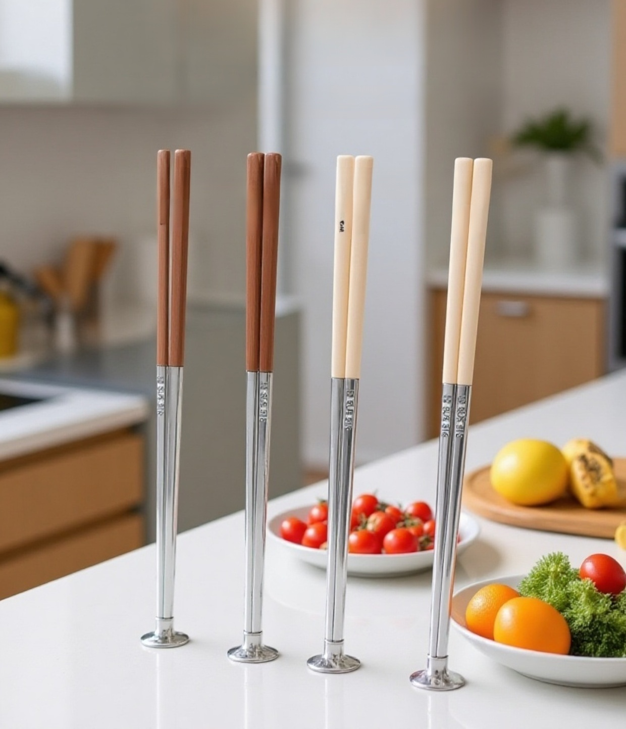 내구성 좋은 316 스테인리스 젓가락 세트