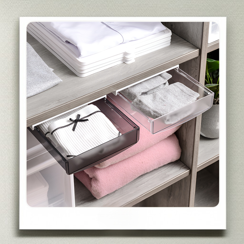 No-Drill Lipstick Plastic Organizer