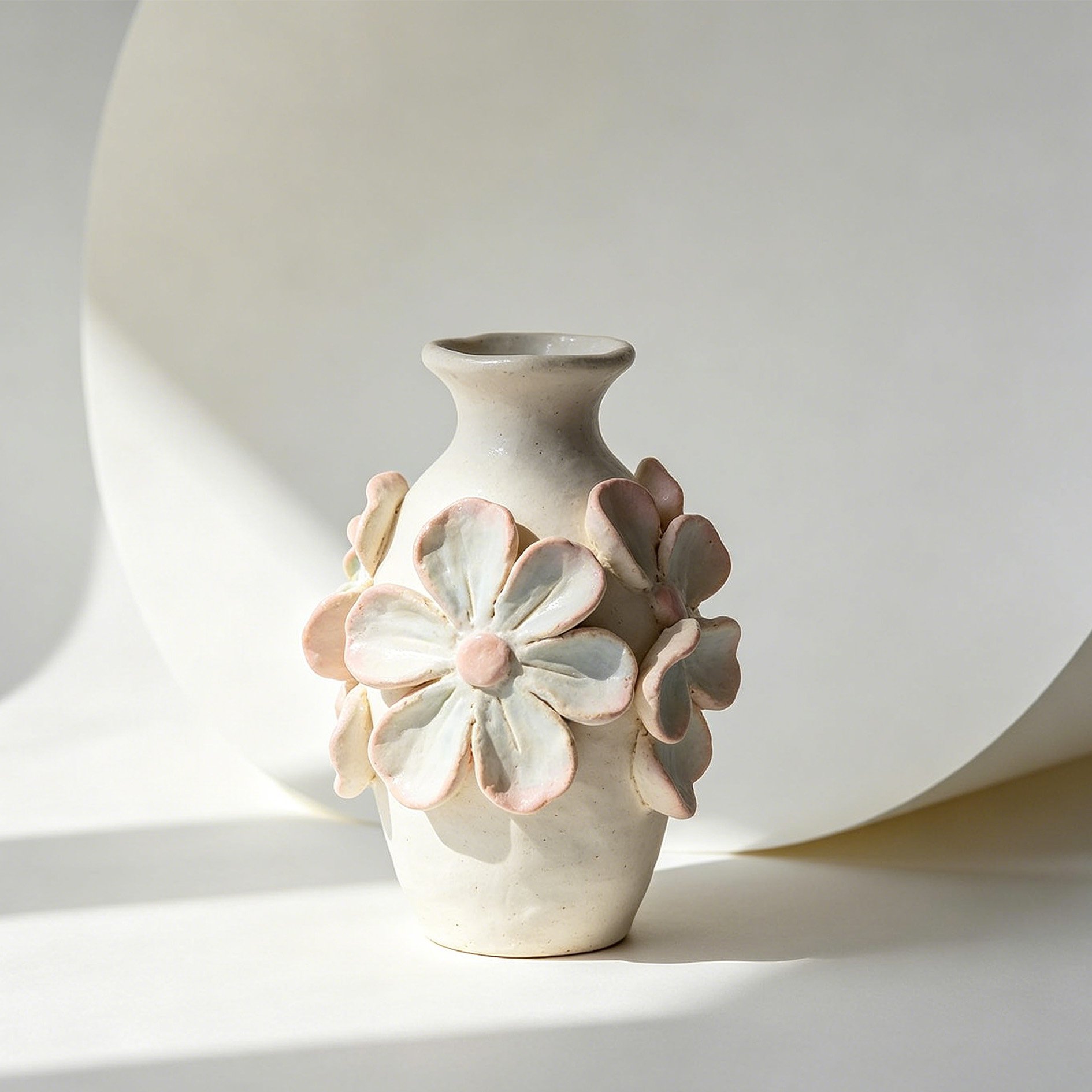 Hand-carved Glass Vase