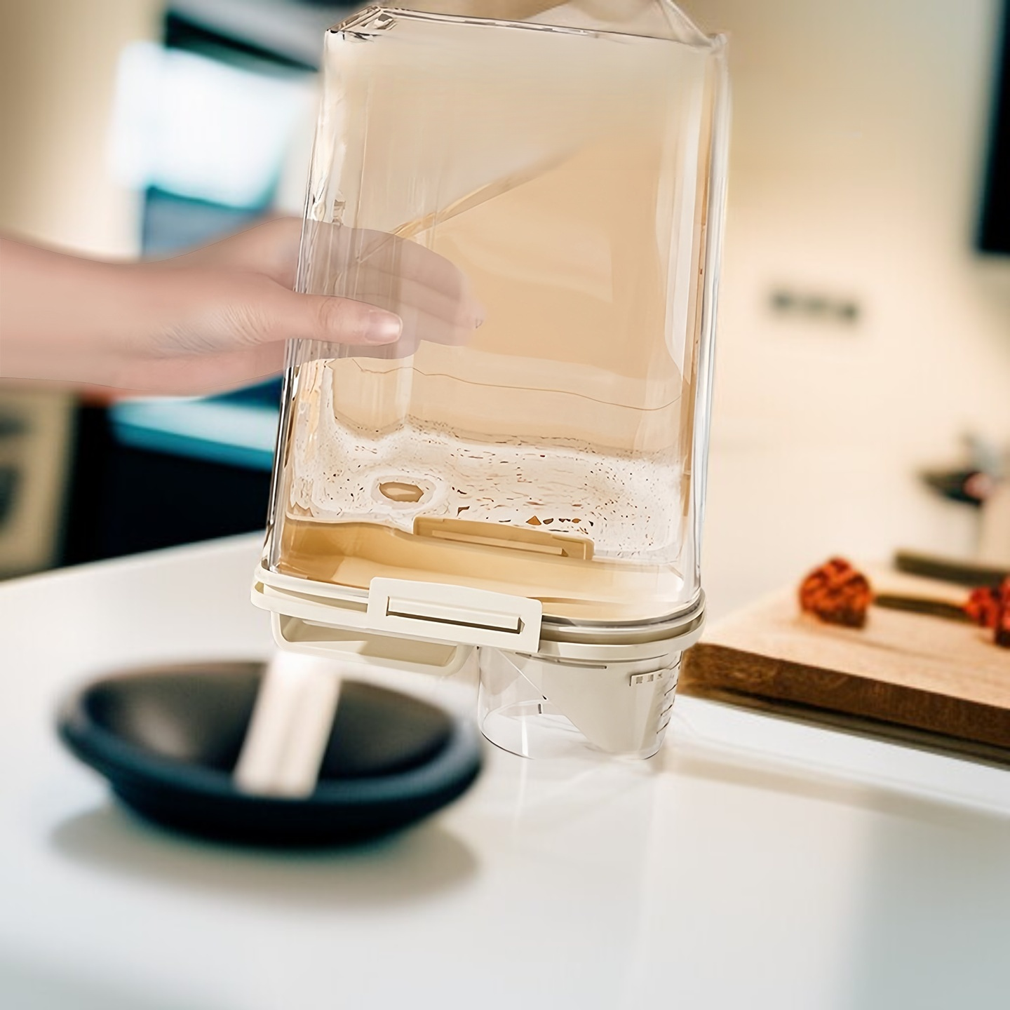 Rice container for home use