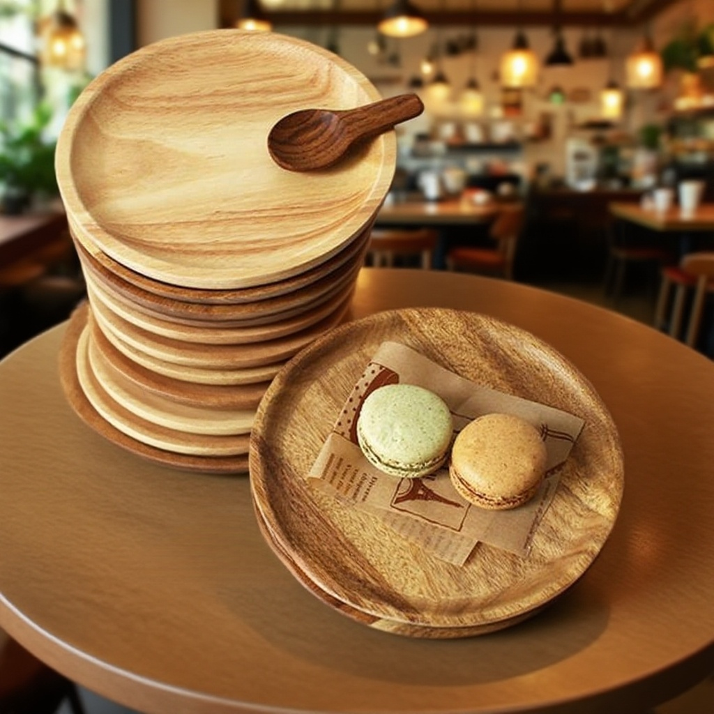 현대식 심플한 이중 말린 과일 쟁반