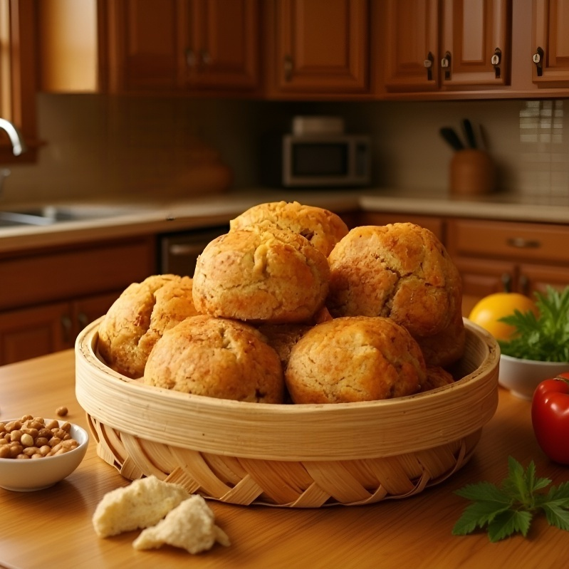 ピーカン、ゴマ、塩味卵黄、ナッツのショートブレッド