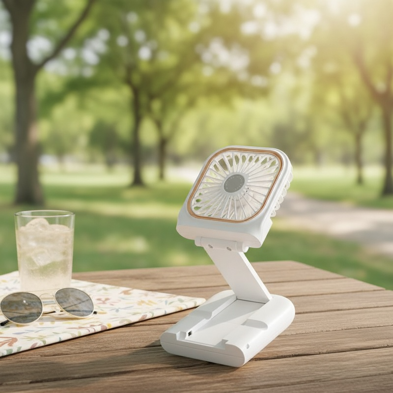 Ventilateur portable pliable de bureau d'une capacité de 1200