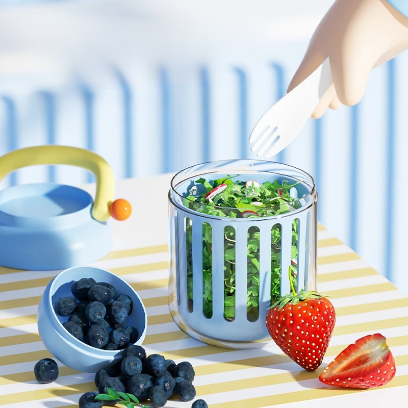 Salad cup portable takeaway