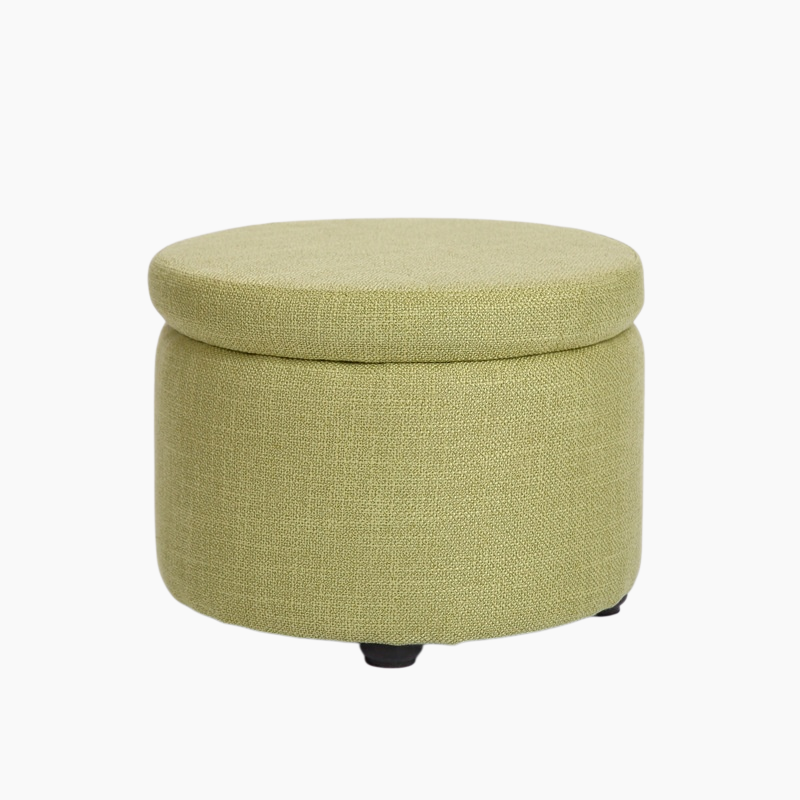 라라홈 마카롱 수납 패브릭 화장대 스툴