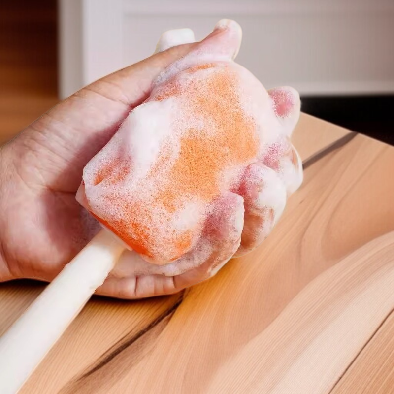 Herramienta de limpieza multifuncional para vasos con mango largo para el hogar