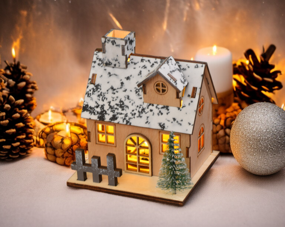 책상 위 크리스마스 분위기 연출 아이템