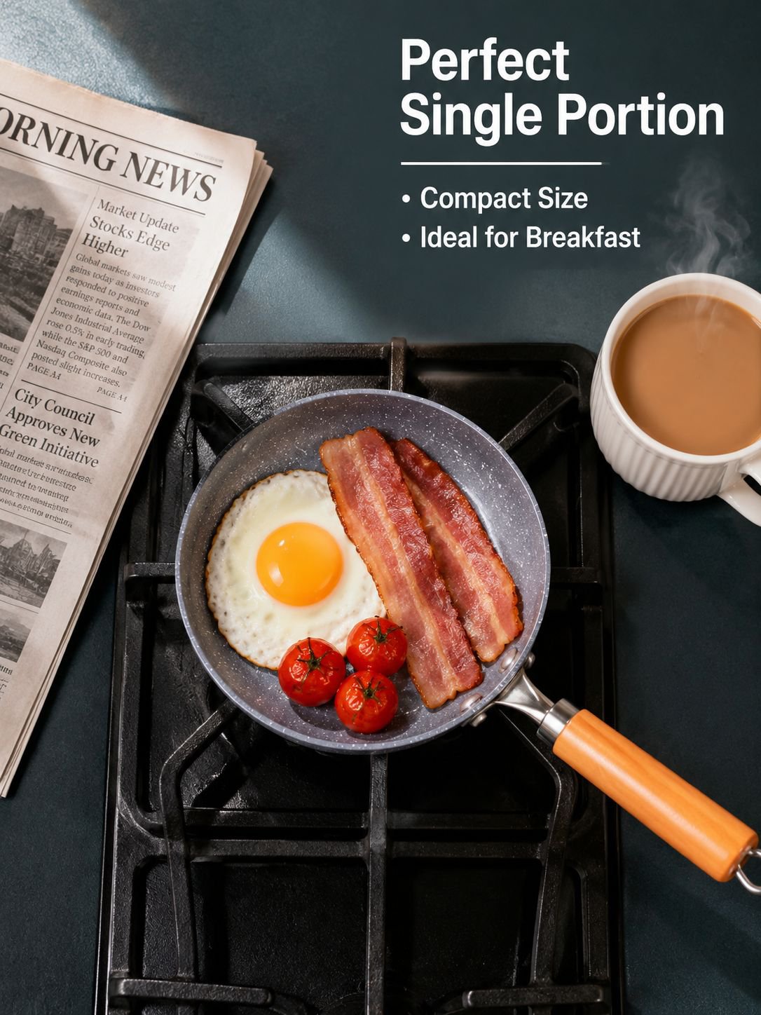 Marble Pattern Nonstick Small Frying Pan