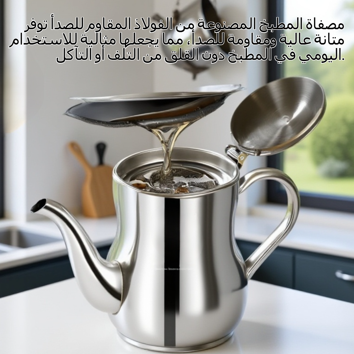 الفولاذ المقاوم للصدأ مصفاة المطبخ