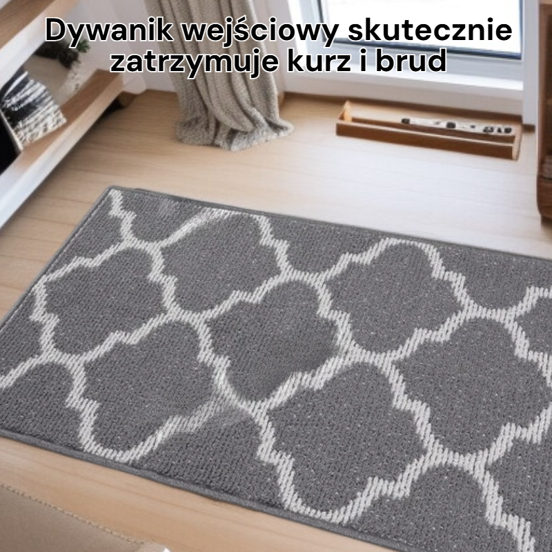 Dywanik wejściowy odporny na kurz, miękki i łatwy do czyszczenia