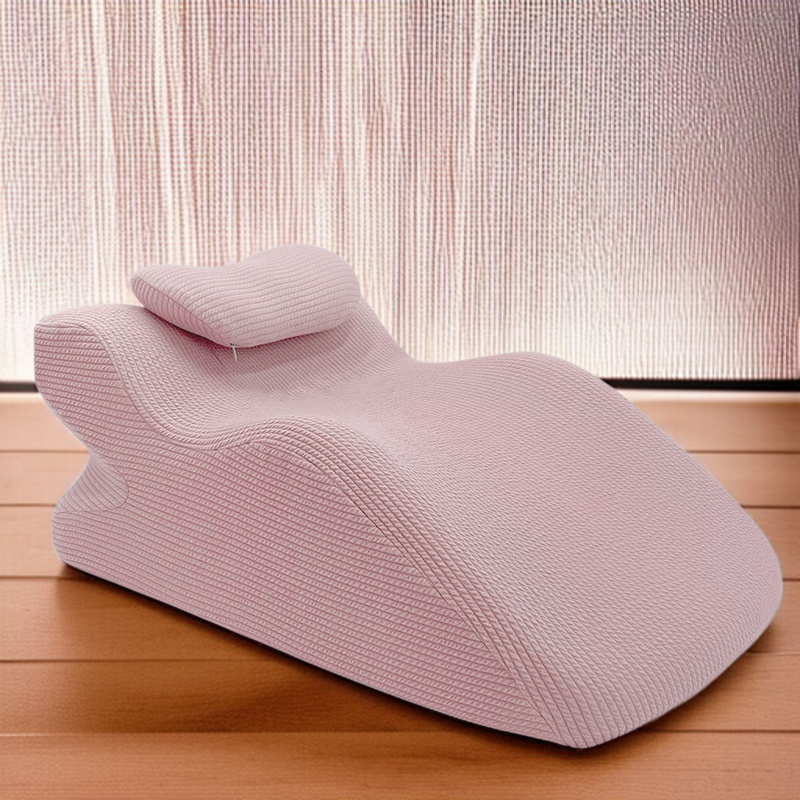 Memory foam pillow for playing mobile phone on bed