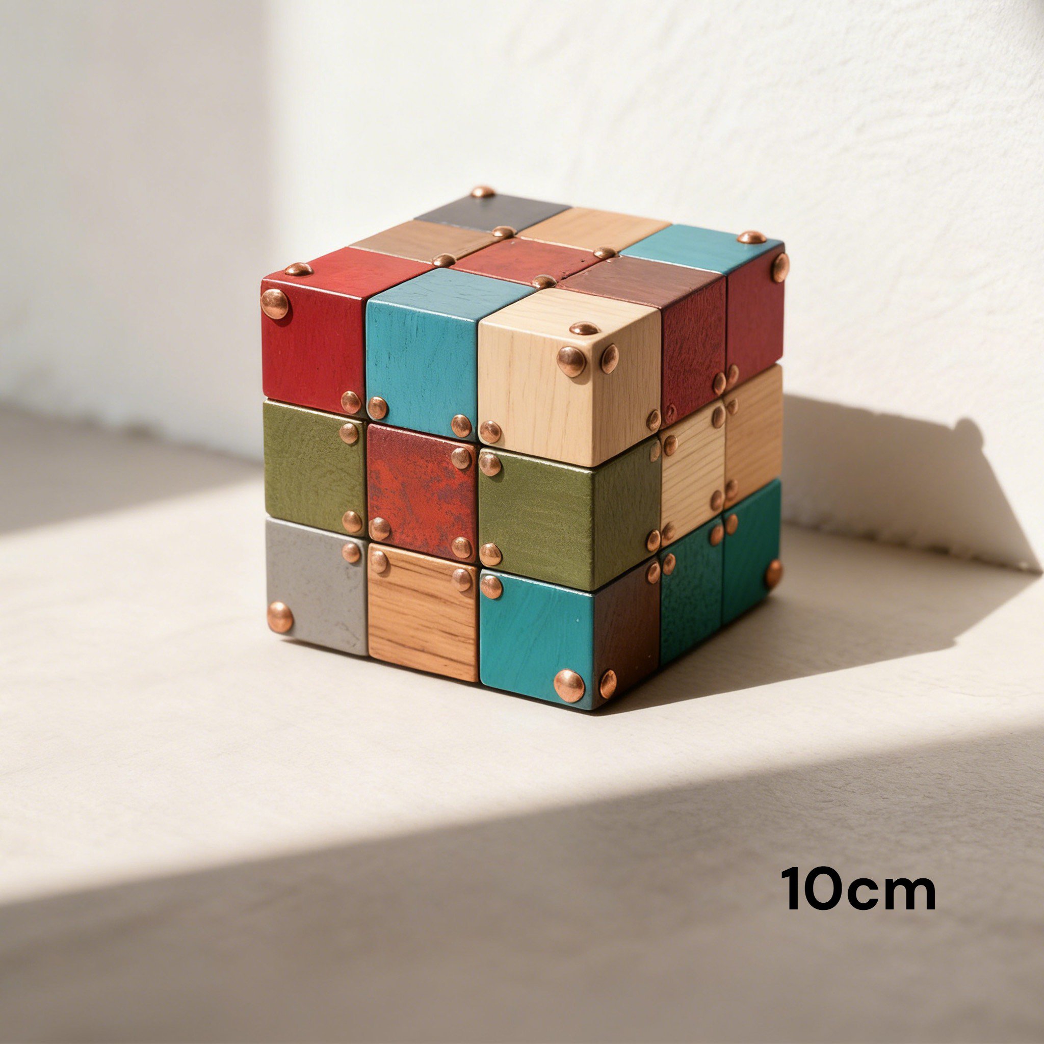 แพ็ค 4 ชิ้น ของเล่นไม้ลูกบาศก์ปลอดภัย