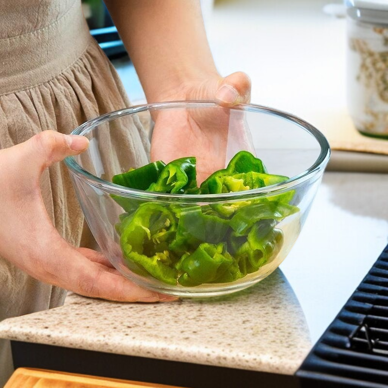 High borosilicate glass basin heat-resistant baking and basin household kitchen utensils mixing stuf