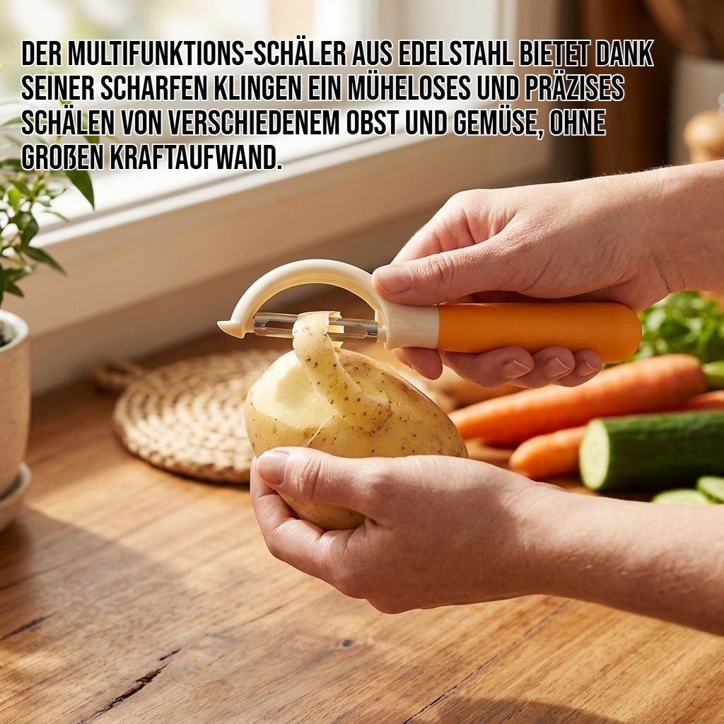 Multifunktions-Schäler aus Edelstahl