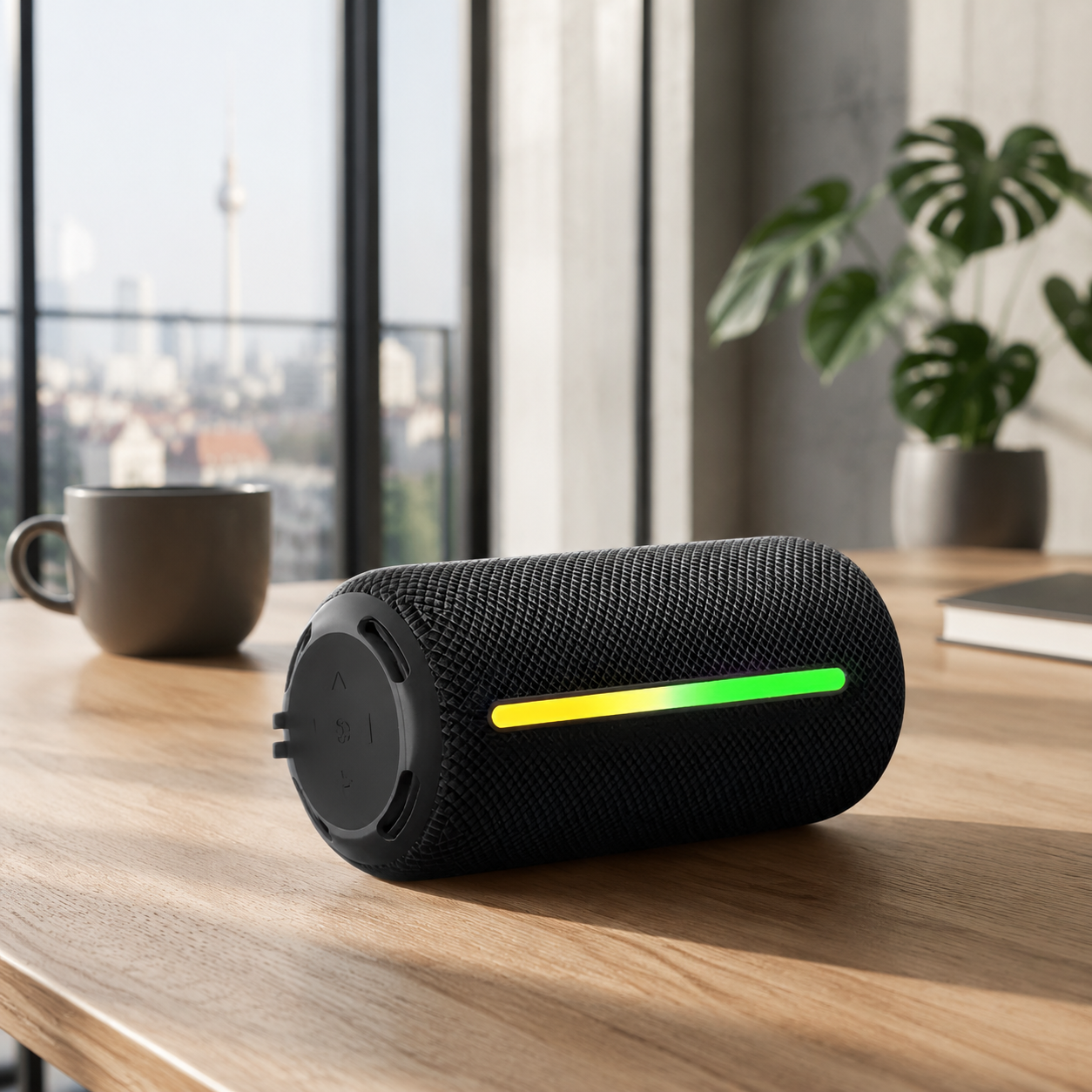 Kabelloser, leistungsstarker, tragbarer, wasserdichter Bluetooth-Lautsprecher mit tiefem Bass