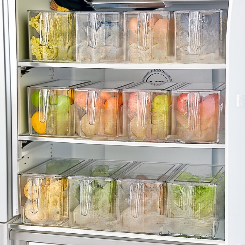 Transparente lebensmittelechte Aufbewahrungsboxen