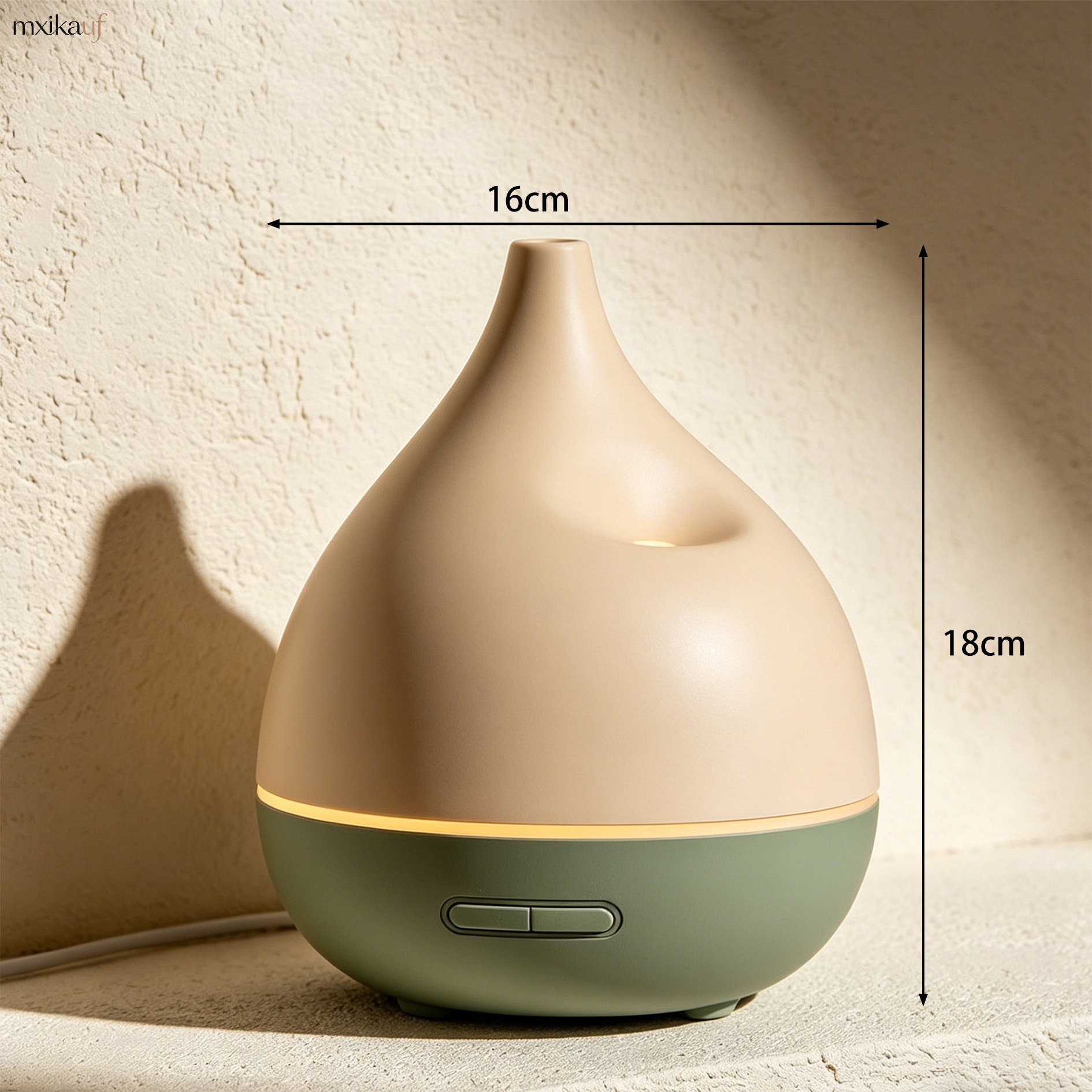 Elegant ceramic humidifier on desk