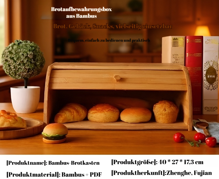 Umweltfreundliche Holz Brotdose für gesunde Mahlzeiten