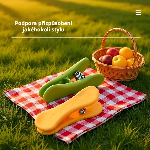 Přenosné uzavírací klipy na potraviny 