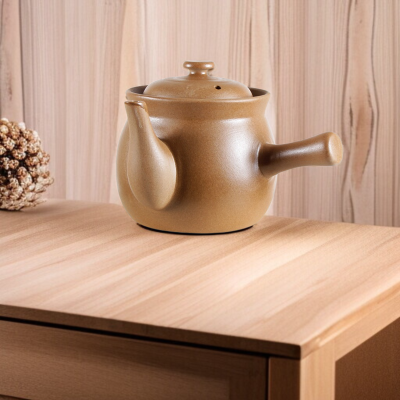 Chinesischer Arznei-Gesundheits-Tontopf, hochtemperaturbeständiger Arzneitopf