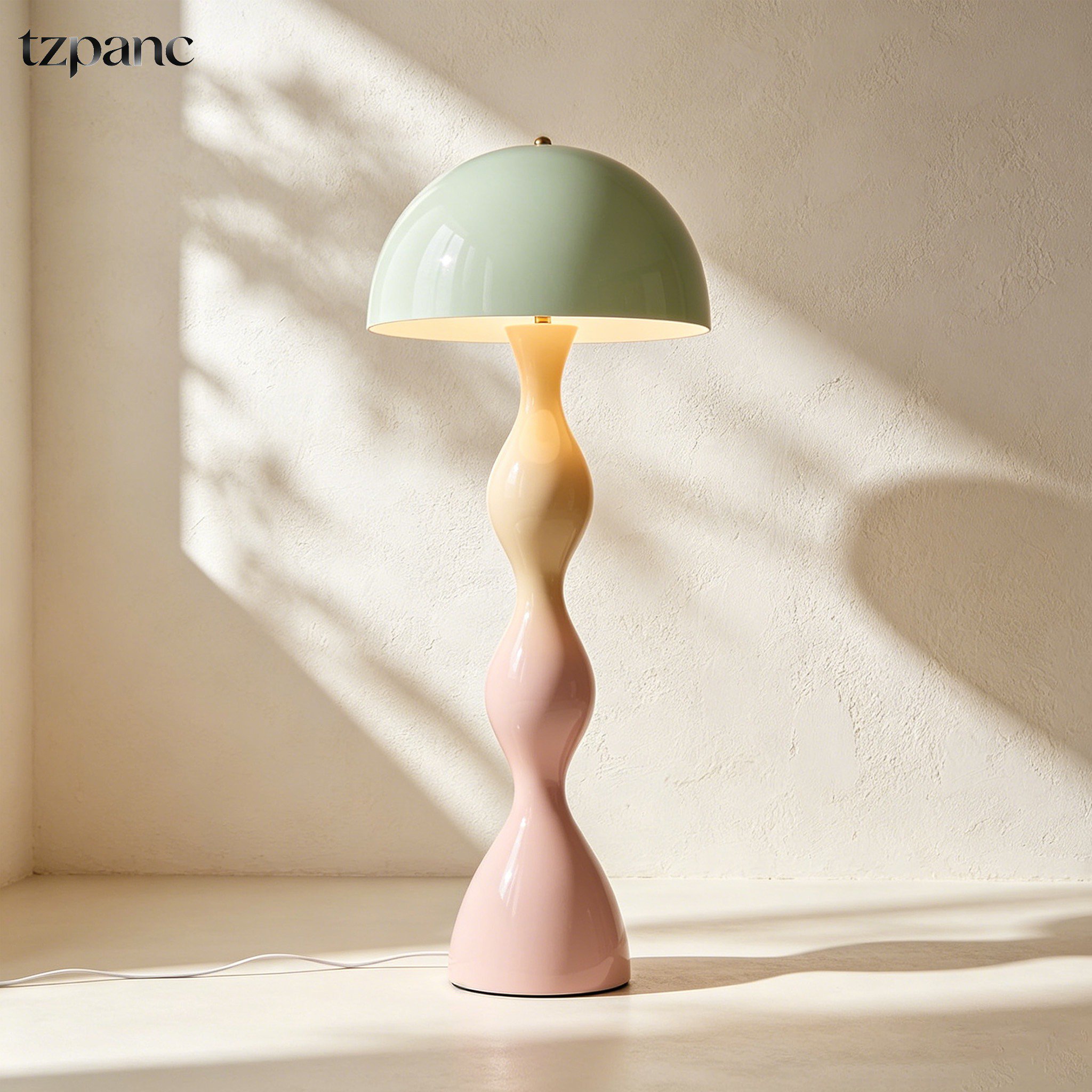 Wave floor lamp