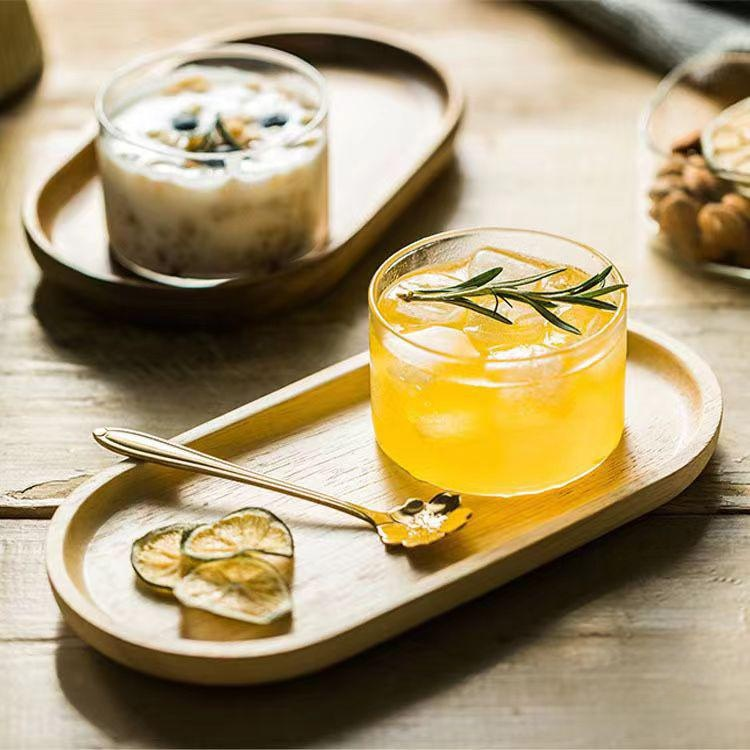 Hitzebeständige runde Glas-Pudding-Schale