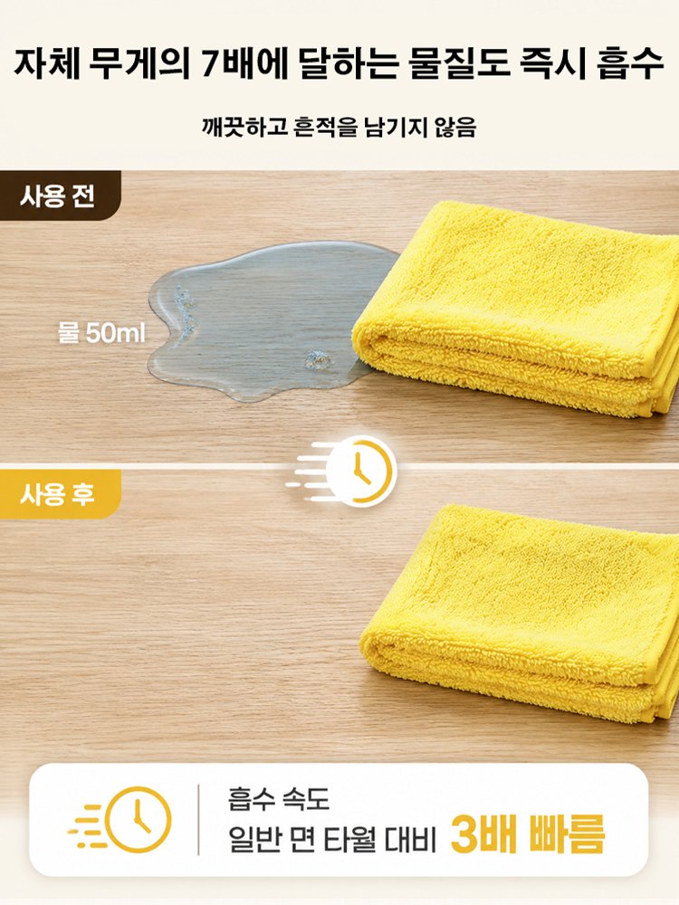 초극세사 다용도 클리닝 타월