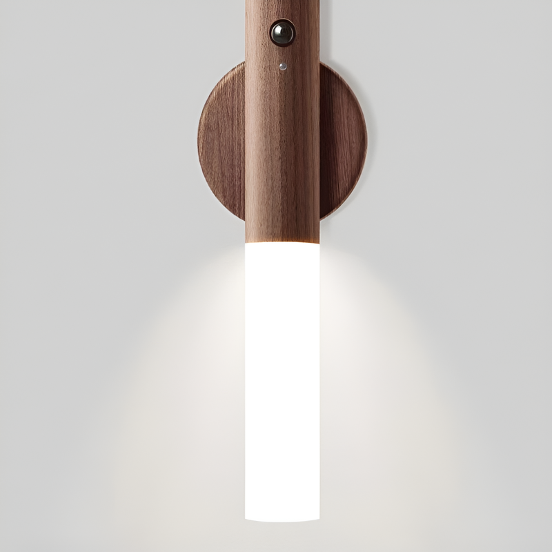 木質感應無線小夜燈