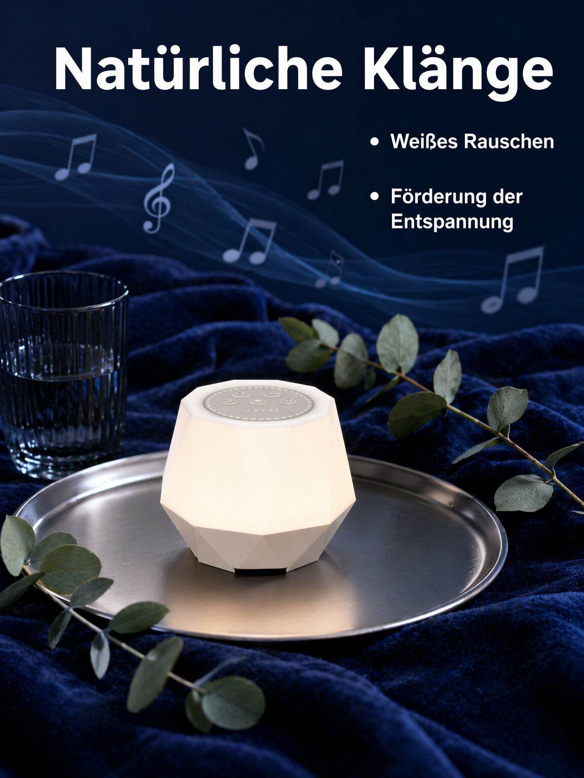 Intelligente Weißrausch-Schlaf-Nachtlampe