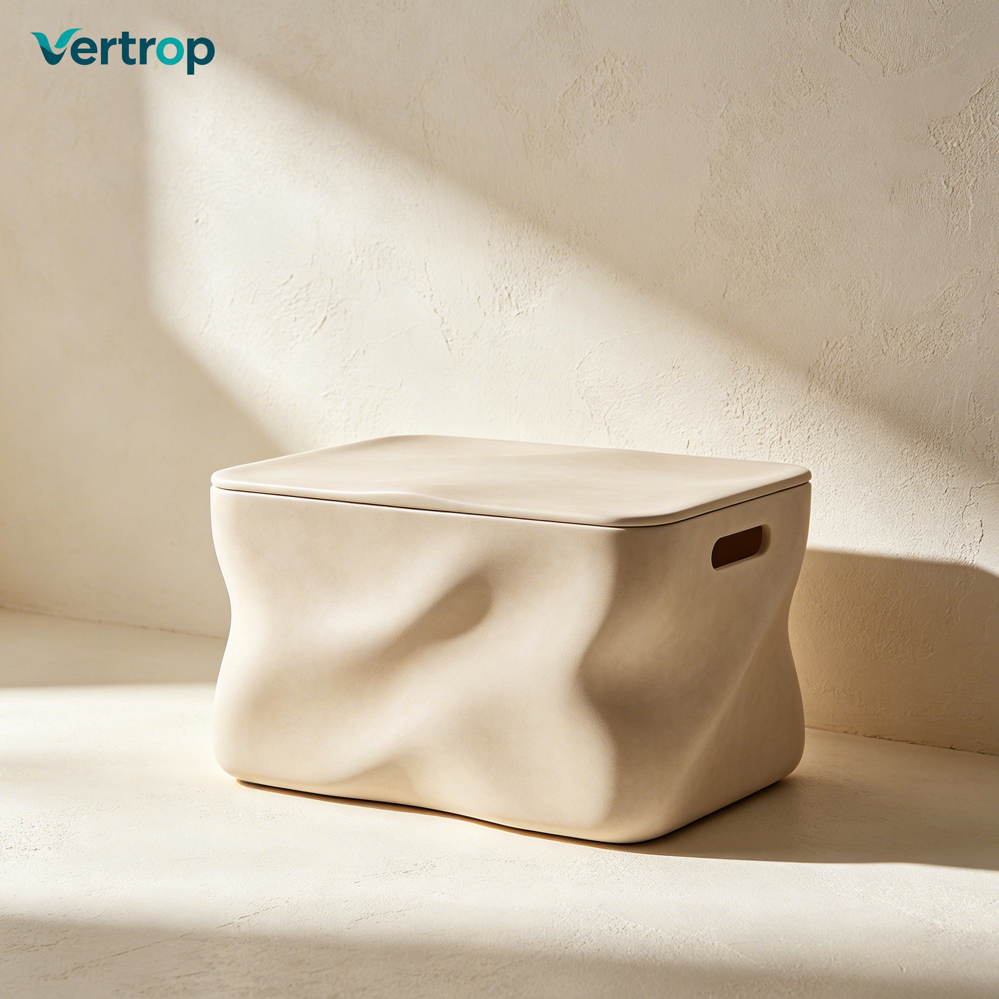 Set of 5 dustproof storage boxes neatly organized on shelves