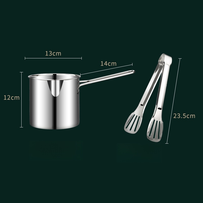 Stainless steel deep fryer with filter