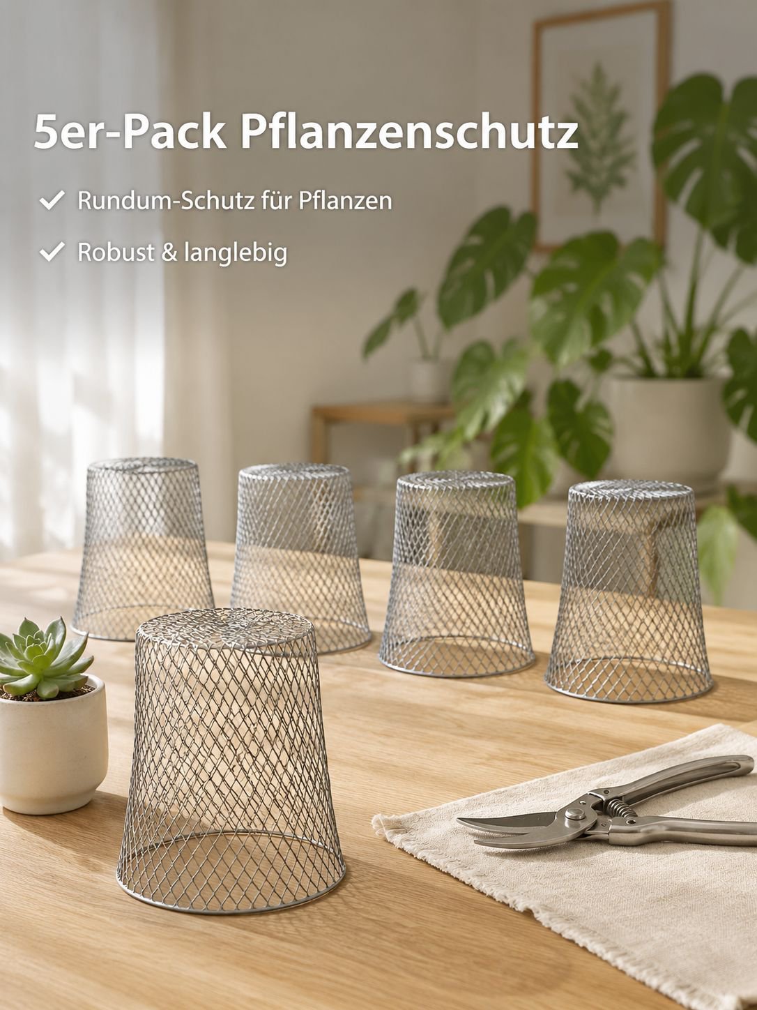 Pflanzendraht-Schutzgitter