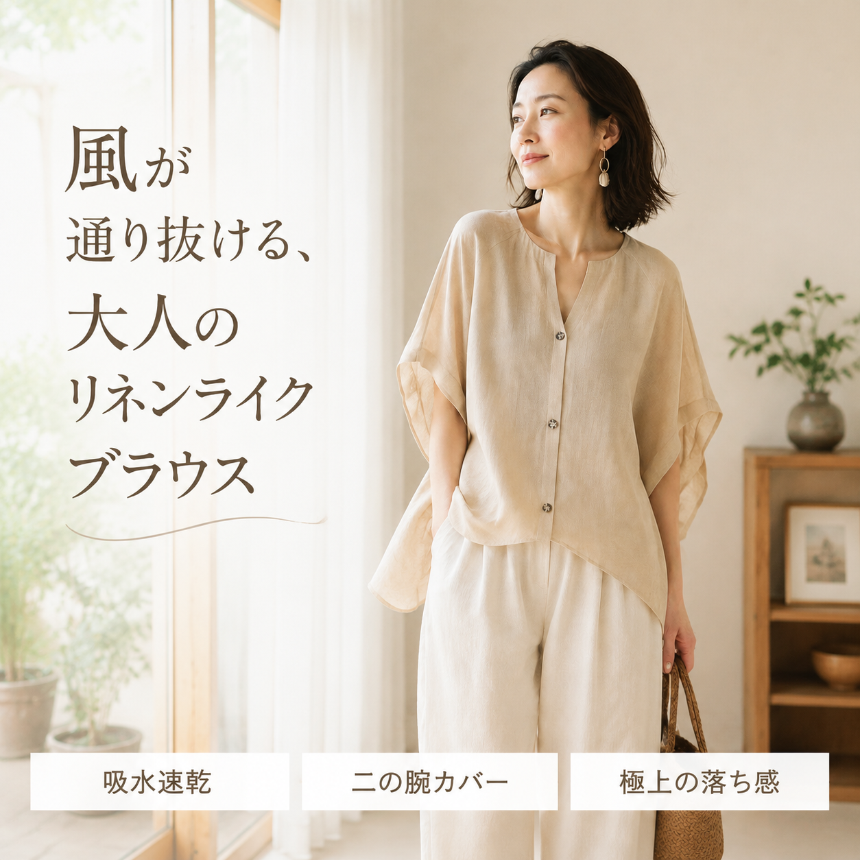 新作夏 ゆったり日本風レディースカジュアルシャツ