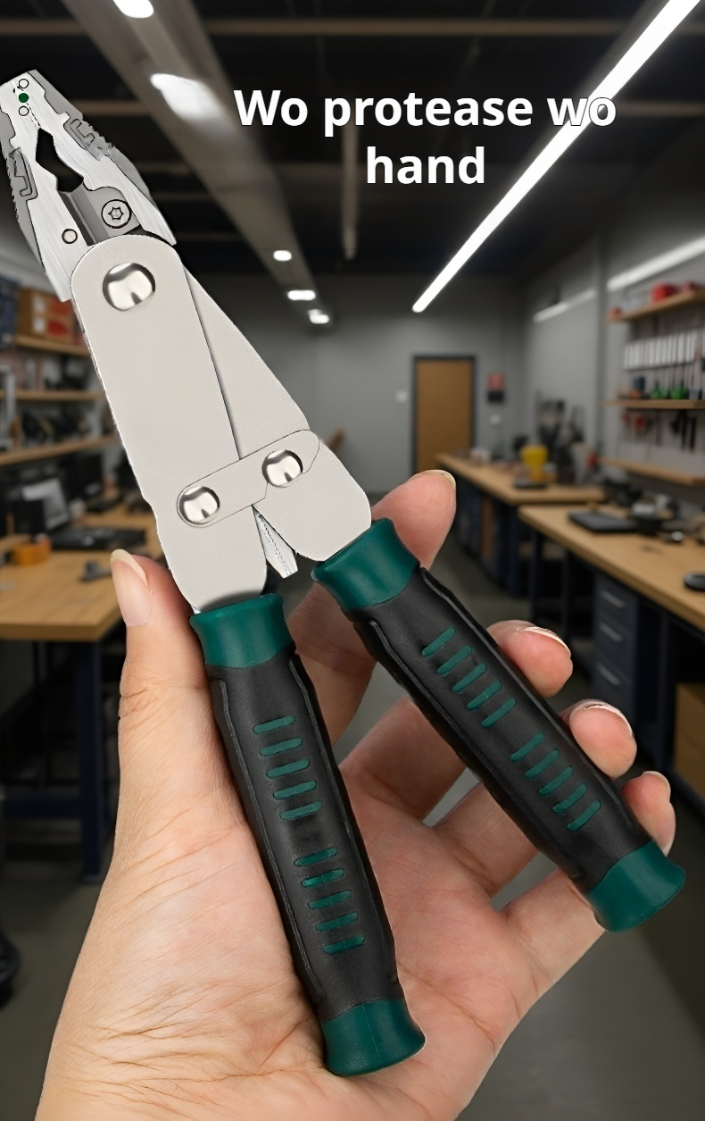 Detalle de los alicates pelacables transformables