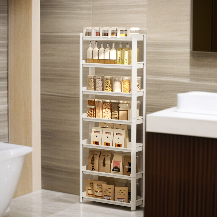 Estante móvil multifuncional para baño