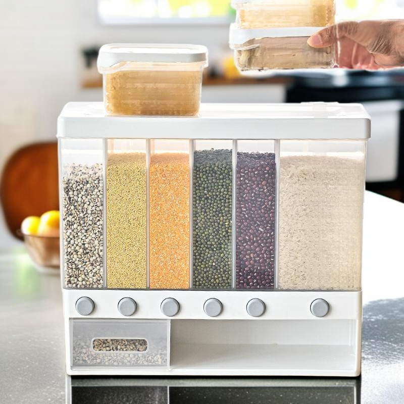 Wall-mounted Multi-purpose Grain Storage Container