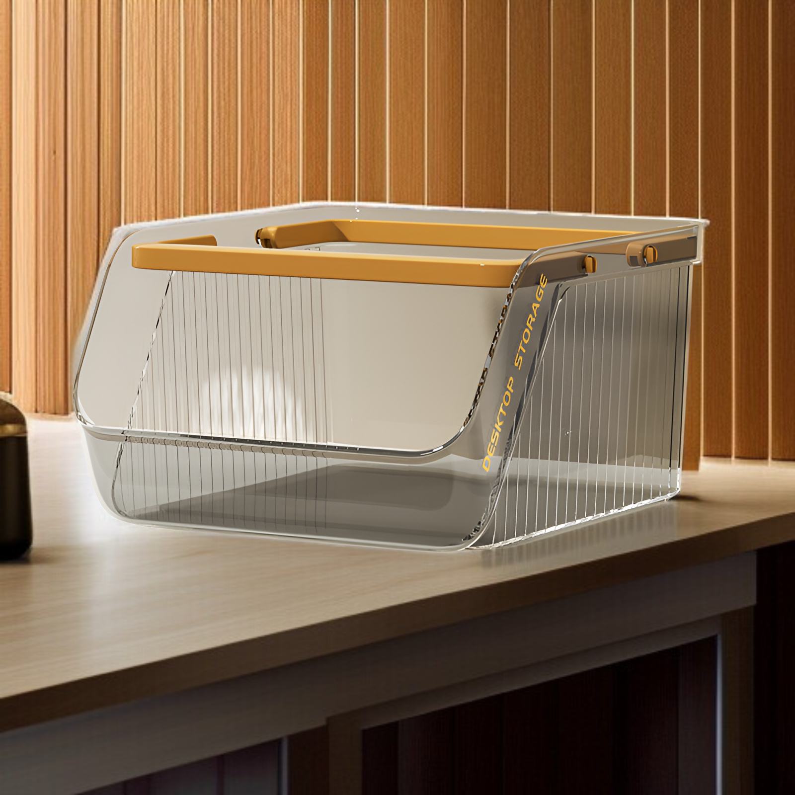 デスクトップ透明アクリル引き出し収納ボックスフェイシャルマスクスキンケア化粧品雑貨収納バスケットスナックラック