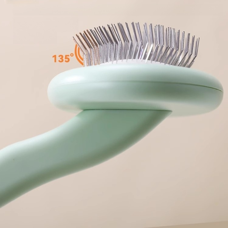 Pet Elastic Air Cushion Curved Comb