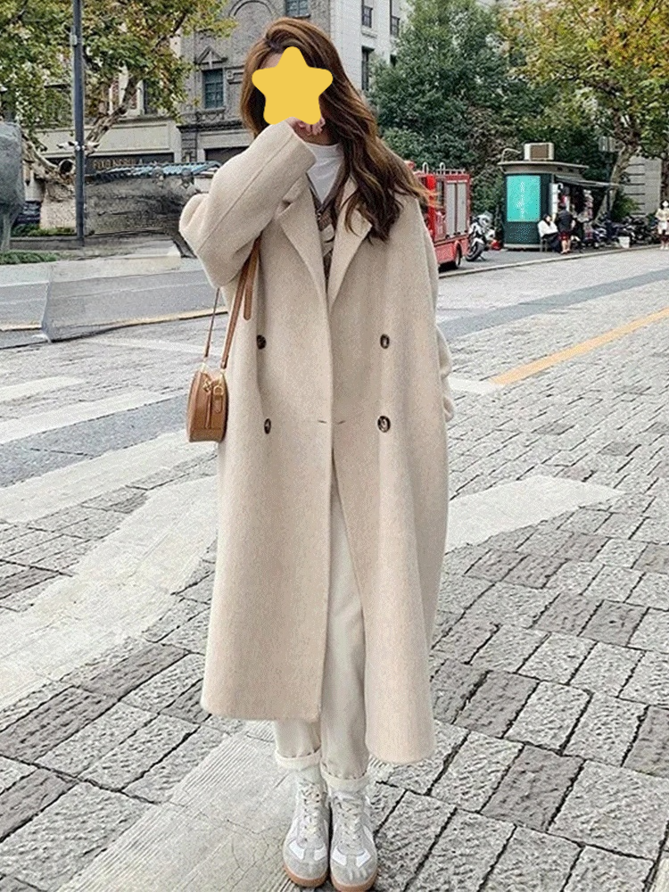 더블 페이스 울 코트