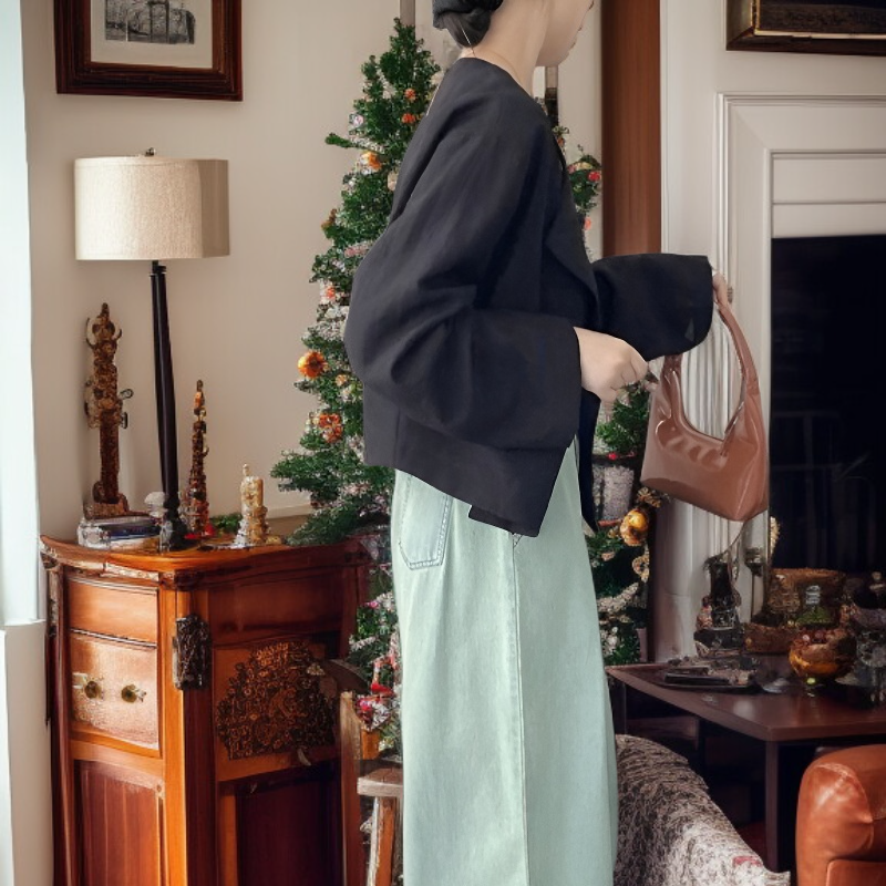 レディース レイジースタイル コットンリネンジャケット