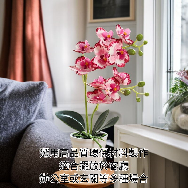 蝴蝶蘭盆景仿真花