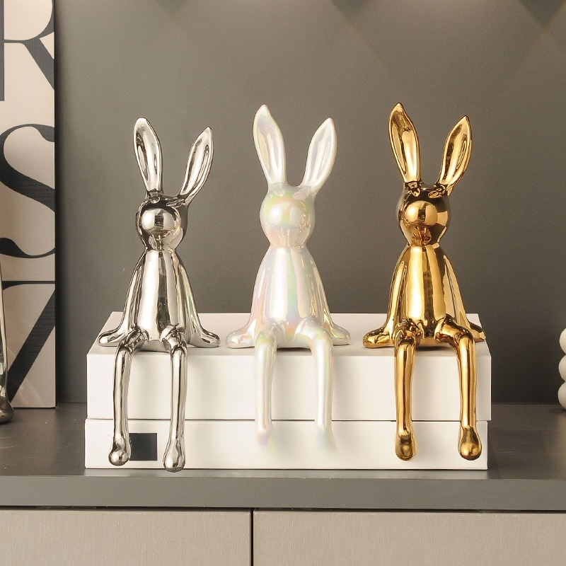 귀여운 토끼 세라믹 공예품