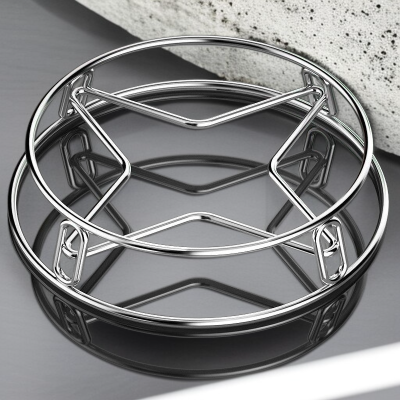 Kitchen Extra Thick 304 Stainless Steel Anti-Scald Heat Insulation Steaming Rack Pot Pad