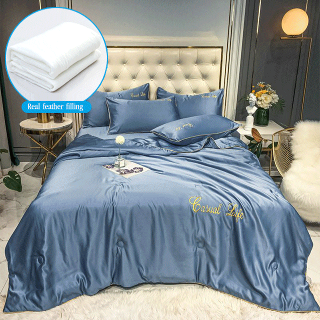 Washable Tencel air conditioner quilt three-piece set