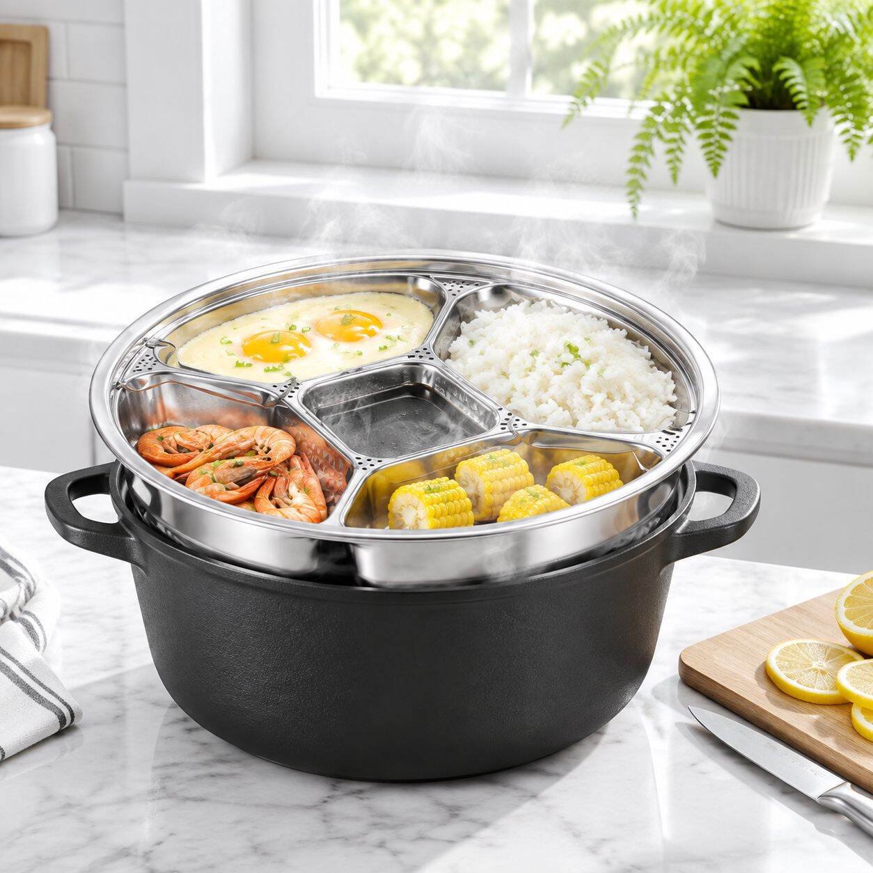 식품급 304 스테인리스 다칸 찜판